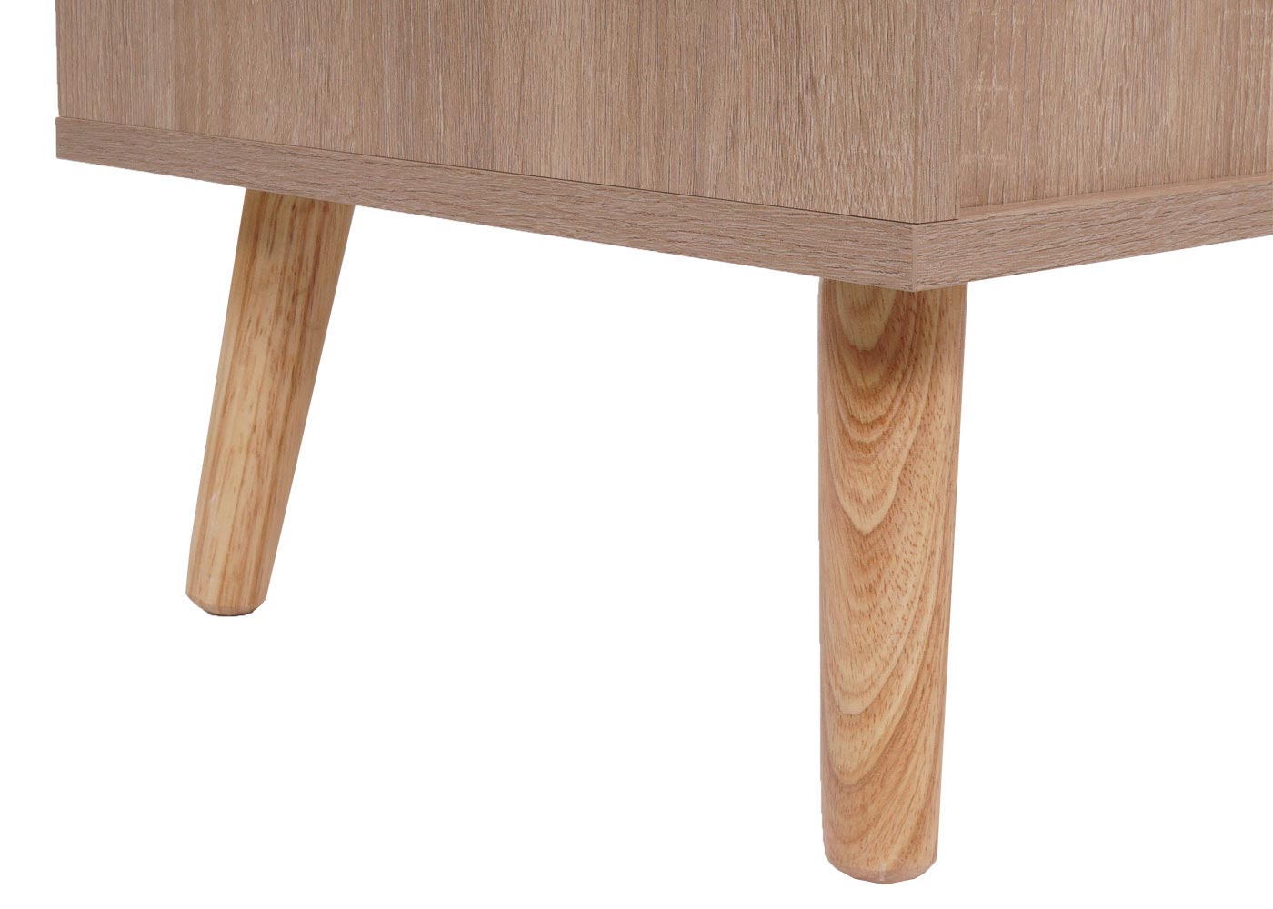 Cosmo Casa - Ladekast - Highboard - Kubu Rotan Houtmelamine - Eikenlook