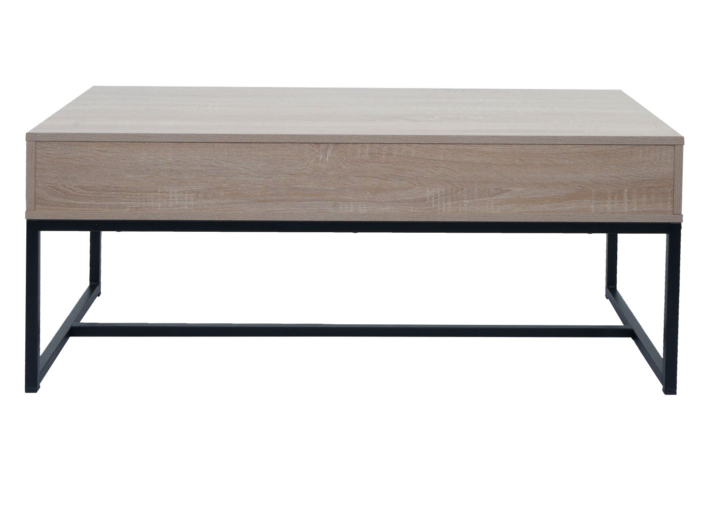 Cosmo Casa - Salontafel - Met Lade - Kubu Rotan & Houtmelamine - Eikenlook