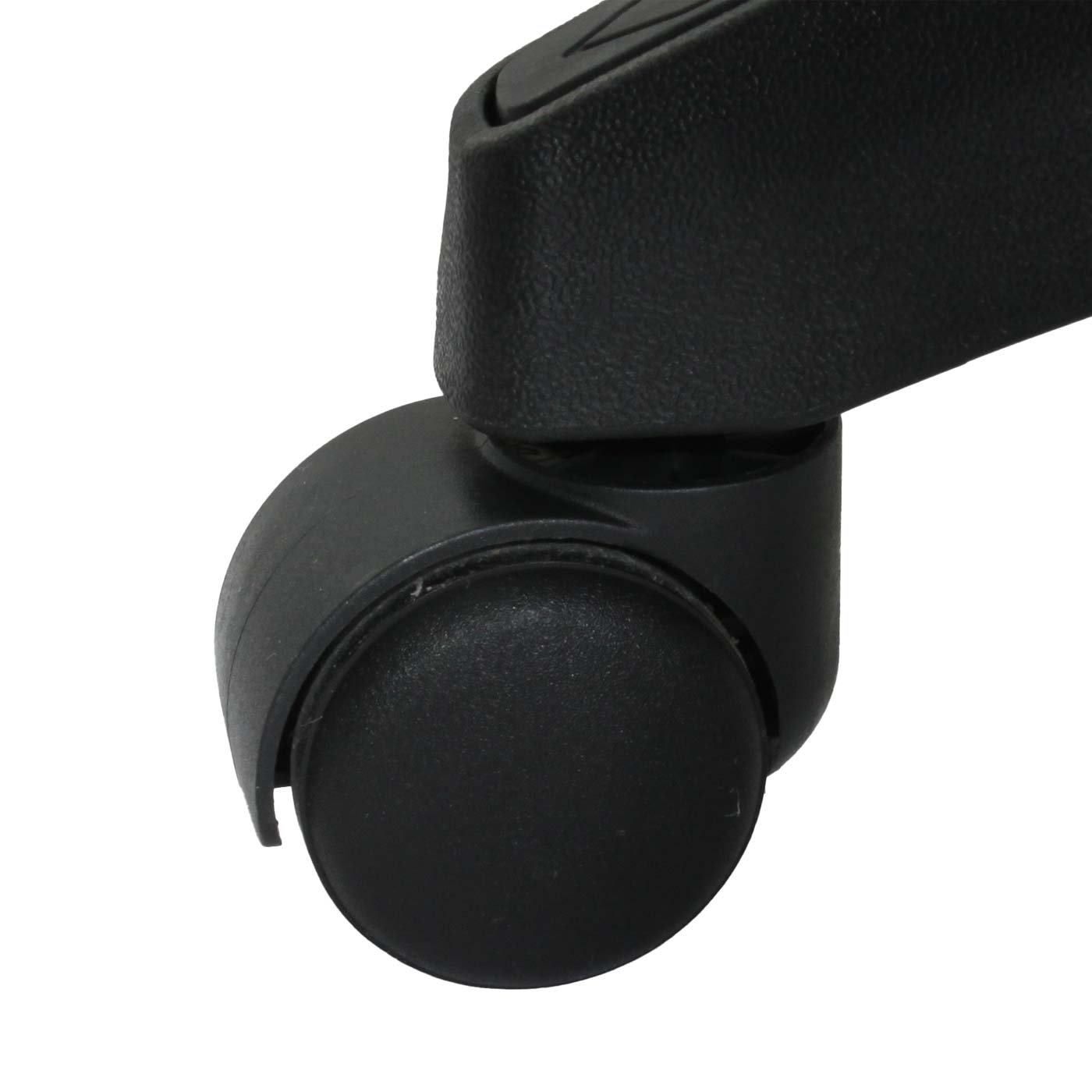 Cosmo Casa - Bureaustoel - Draaibare Directiestoel met Uitschuifbare Voetsteun - Kunstleer - Zwart Onderstel - Zwart