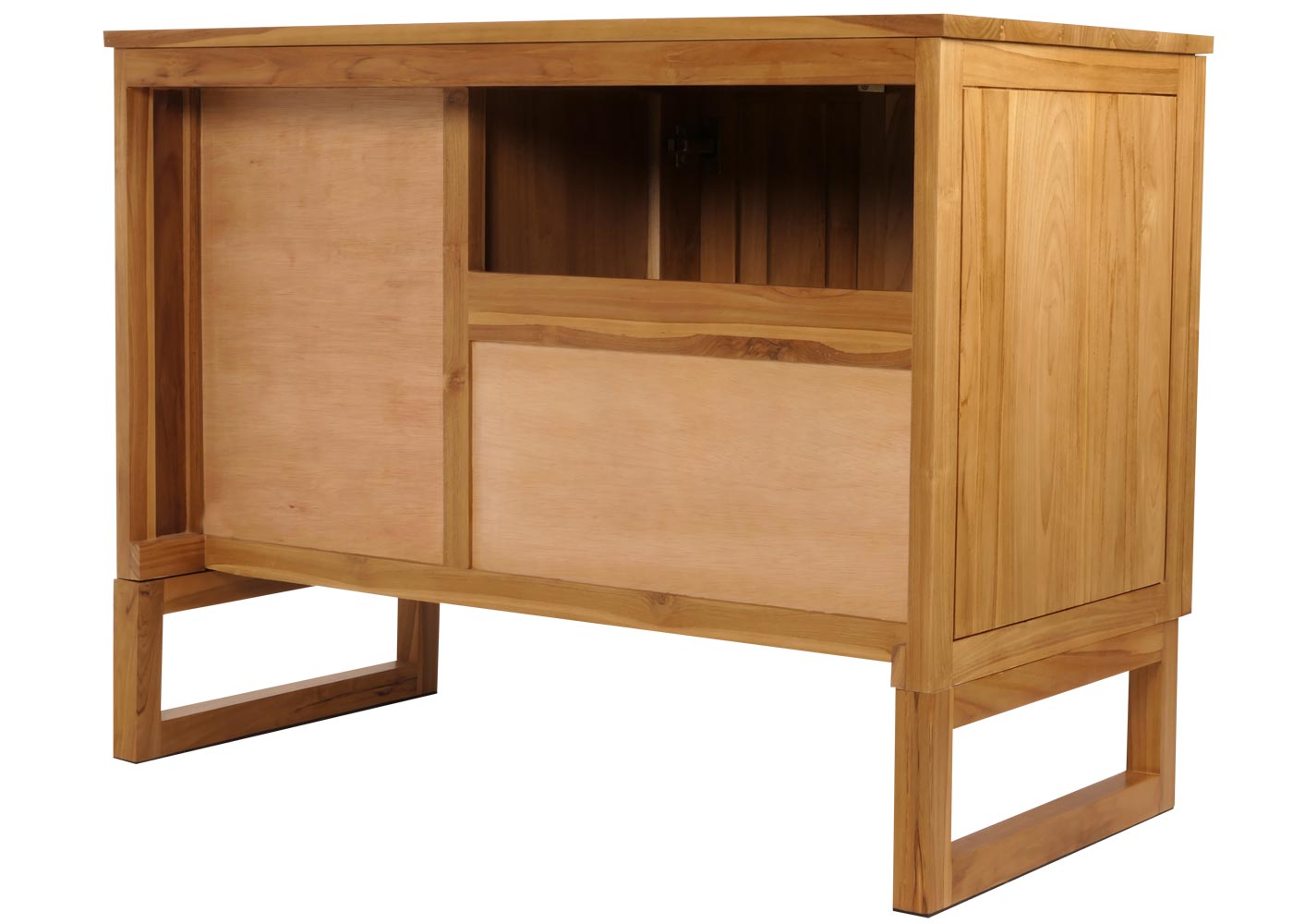 Cosmo Casa - Teak Wastafelkast - Wastafelkast - Hoogwaardig B-Kwaliteit Teak Kernhout - 20-30 Jaar - 82x106x56cm
