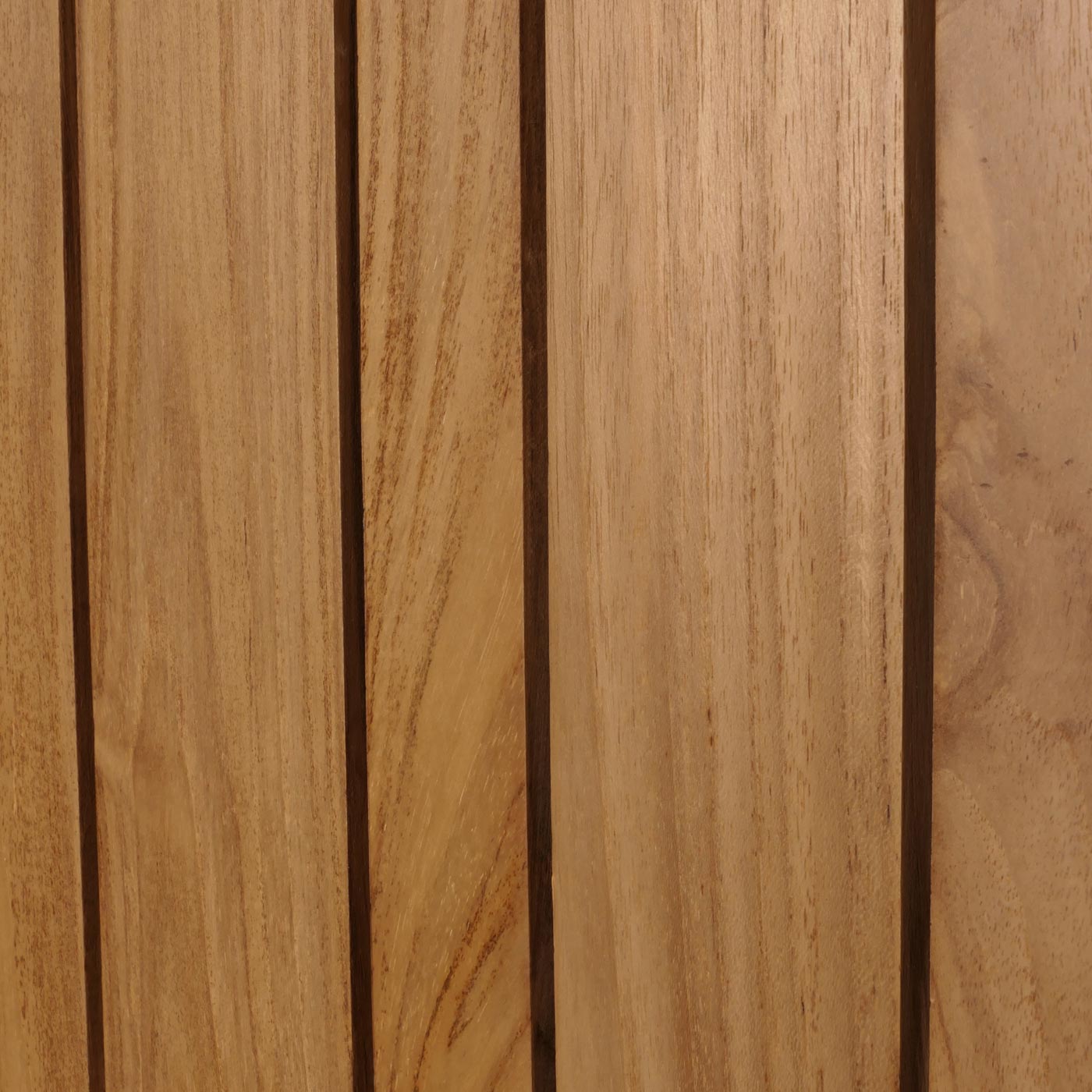 Cosmo Casa - Teak Hoge Kast - Badkamerkast - 2 Deuren - 6 Vakken - Hoogwaardig B-Kwaliteit Teak Kernhout - 20-30 Jaar - 181x40x35cm