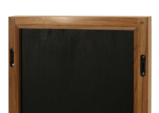 Cosmo Casa - Wandspiegel - Badkamerspiegel - Teak Frame - Natuurlijk