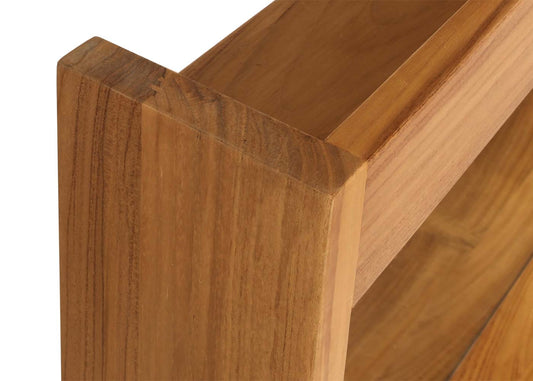 Cosmo Casa - Wandspiegel - Badkamerspiegel - Teak Frame - Natuurlijk