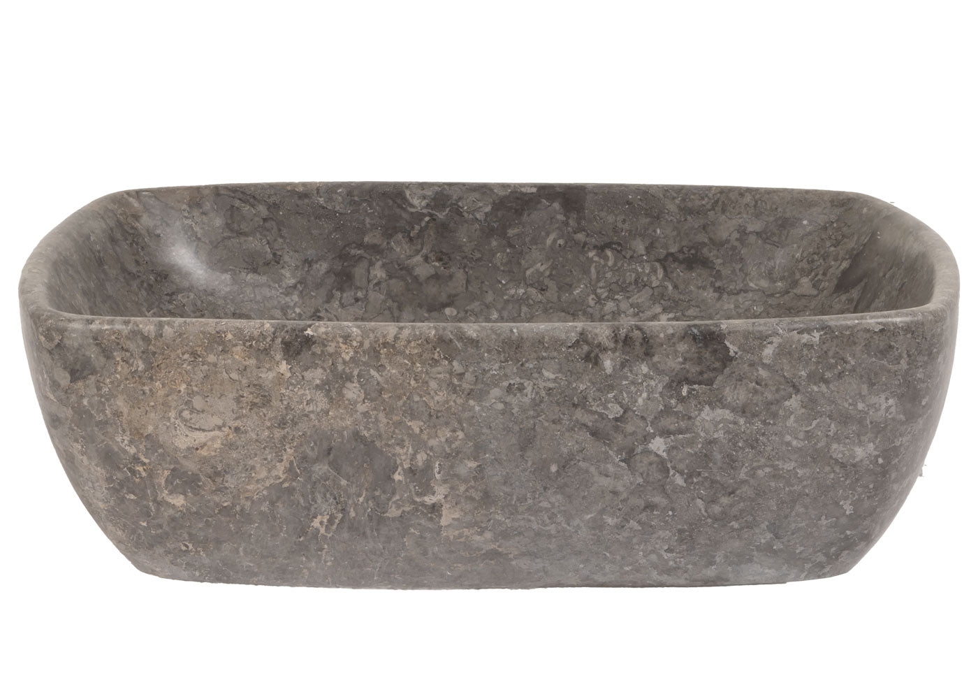 Cosmo Casa - Opzetwastafel - Marmer - Natuursteen - Grijs