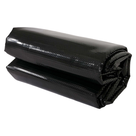 Cosmo Casa - Zwembadafdekking - Warmtezeil Zonnezeil - 400g - Rechthoekig - 6 x 4 m - Zwart