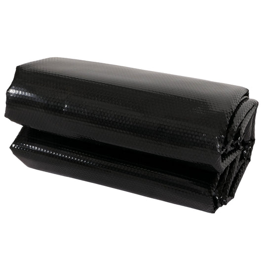 Cosmo Casa - Zwembadafdekking - Warmtezeil Zonnezeil - 400g - Ongeveer 4,88 m - Zwart