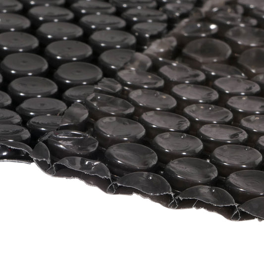 Cosmo Casa - Zwembadafdekking - Warmtezeil Zonnezeil - 200g - Rechthoekig - 6 x 4 m - Zwart