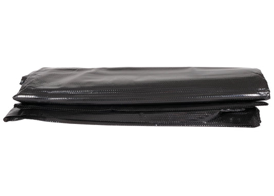 Cosmo Casa - Zwembadafdekking - Warmtezeil Zonnezeil - 200g - Rechthoekig - 10 x 5 m - Zwart