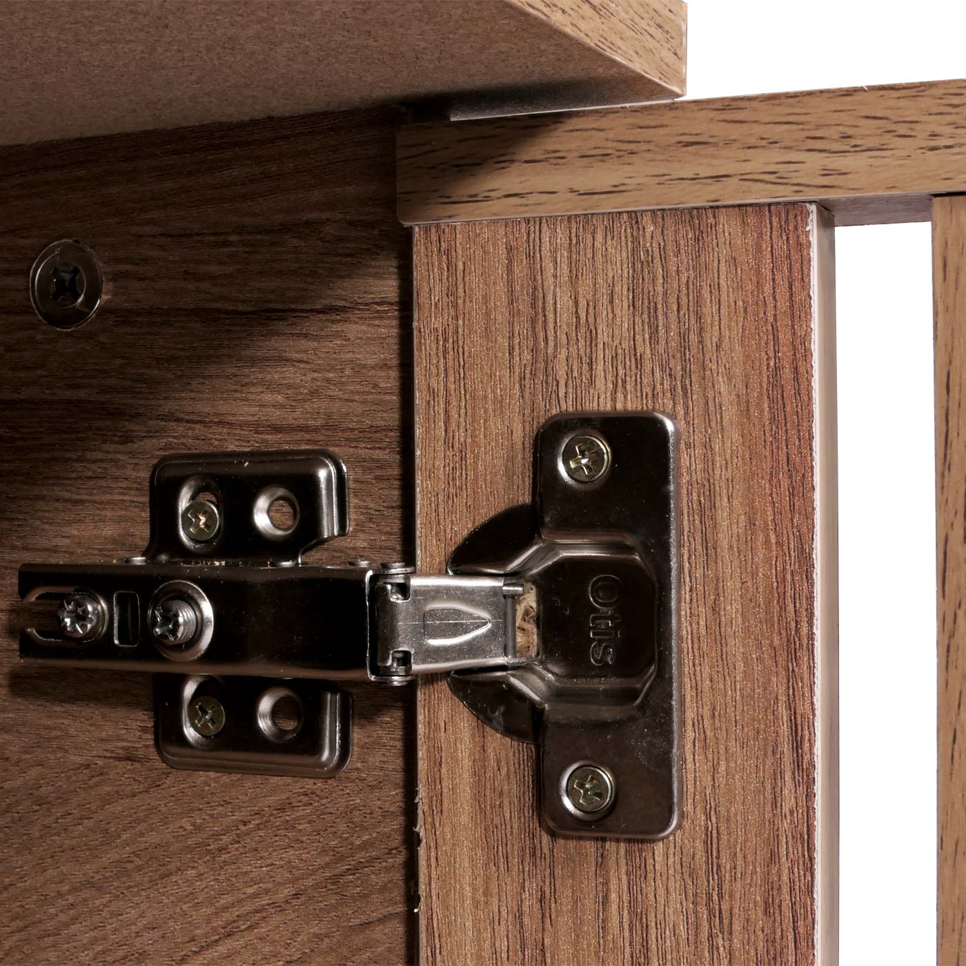 Cosmo Casa - Tv-rek - 3D Design Opbergvak - Bruin - 55x166x41cm