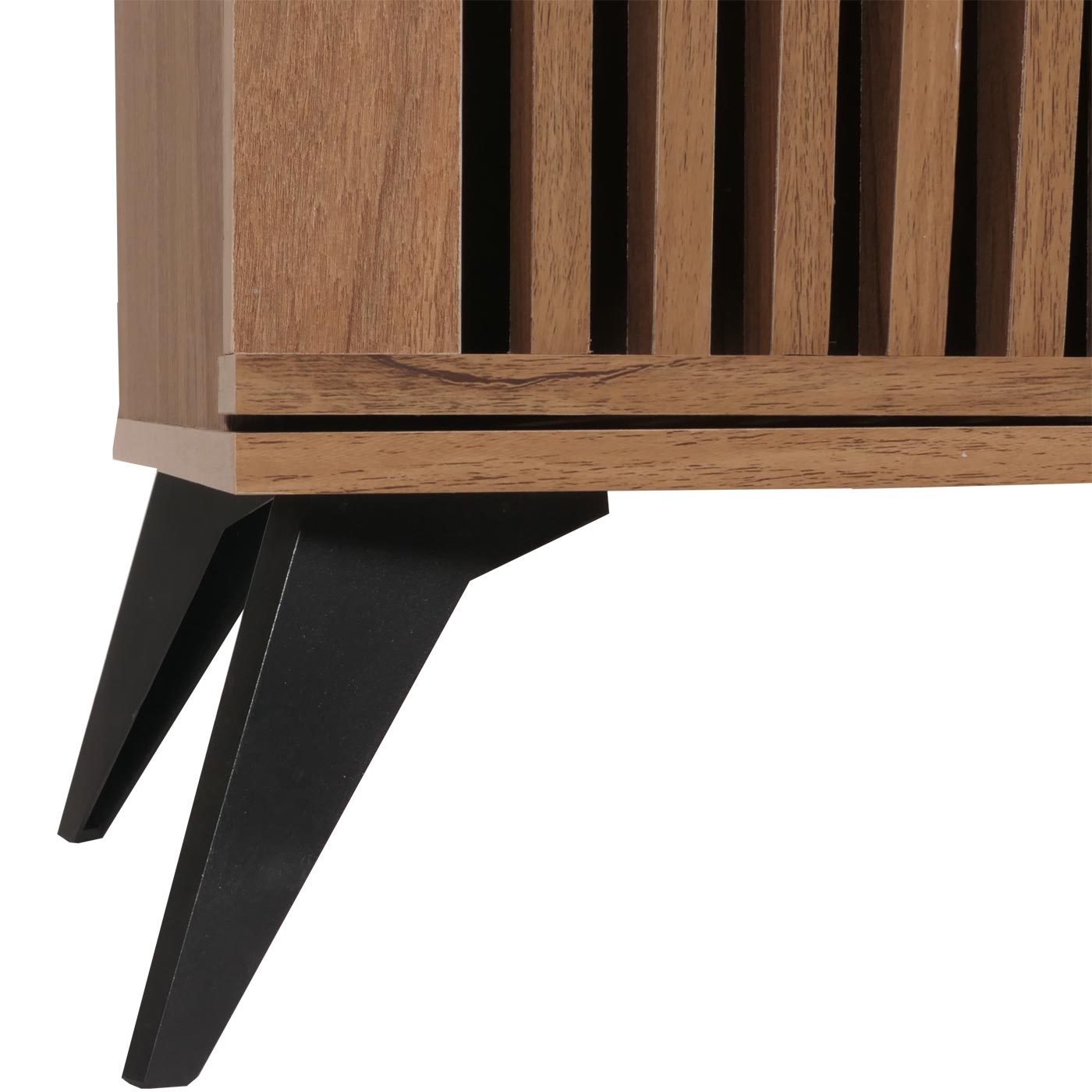 Cosmo Casa - Ladekast - Opbergkast - Highboard - 3D Design - Opbergvak - 95x90x44cm - Bruin