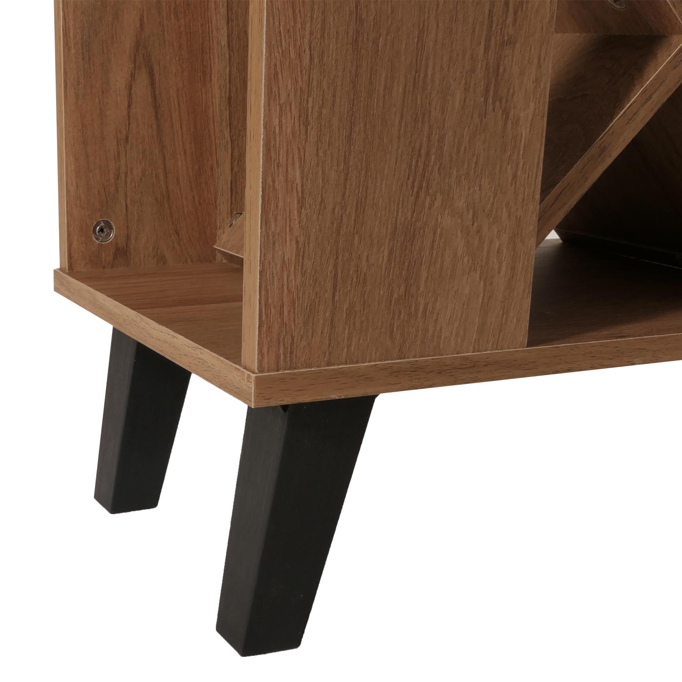 Cosmo Casa - Bartafel - Toonbank - Wijnrek - Wijnkast - Opbergvak - 93x120x98cm - Bruin