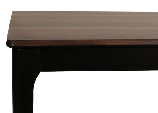 Cosmo Casa - Eetkamertafel - Massief Hout HDF Laminaat - Sheesham Houtlook - 135x80cm - Donkere Poten