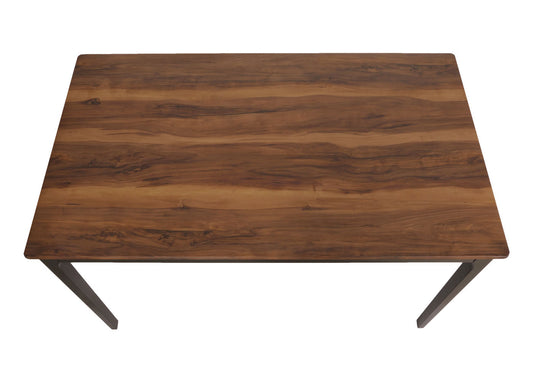 Cosmo Casa - Eetkamertafel - Massief Hout HDF Laminaat - Sheesham Houtlook - 135x80cm - Donkere Poten
