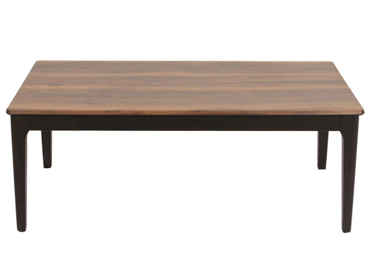 Cosmo Casa - Salontafel - Bijzettafel - Massief Hout - HDF Laminaat - Melamine - 46x120x70cm - Sheesham Houtlook - Donkere Poten