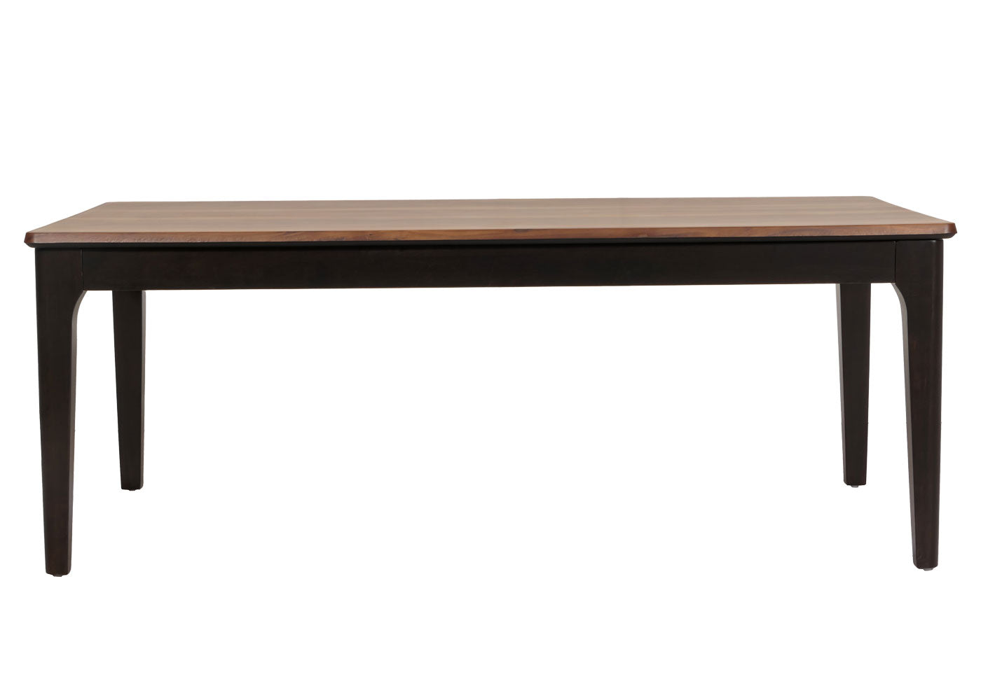 Cosmo Casa - Salontafel - Bijzettafel - Massief Hout - HDF Laminaat - Melamine - 46x120x70cm - Sheesham Houtlook - Donkere Poten