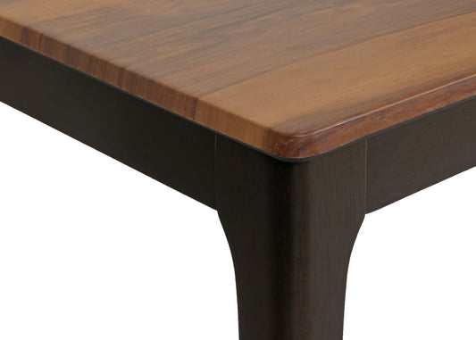 Cosmo Casa - Salontafel - Bijzettafel - Massief Hout - HDF Laminaat - Melamine - 46x120x70cm - Sheesham Houtlook - Donkere Poten