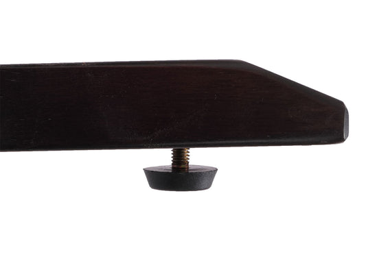 Cosmo Casa - Bistrotafel - Donker Frame met Sheesham Houtlook - Massief Hout en Gelamineerd HPL - 92cm