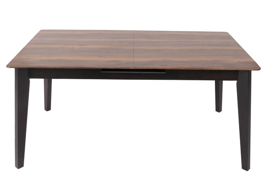 Cosmo Casa - Eettafel - Massief Hout - Laminaat - Melamine - 160-200 x 90 cm - Uitschuifbaar - Sheesham Houtlook - Donkere Poten