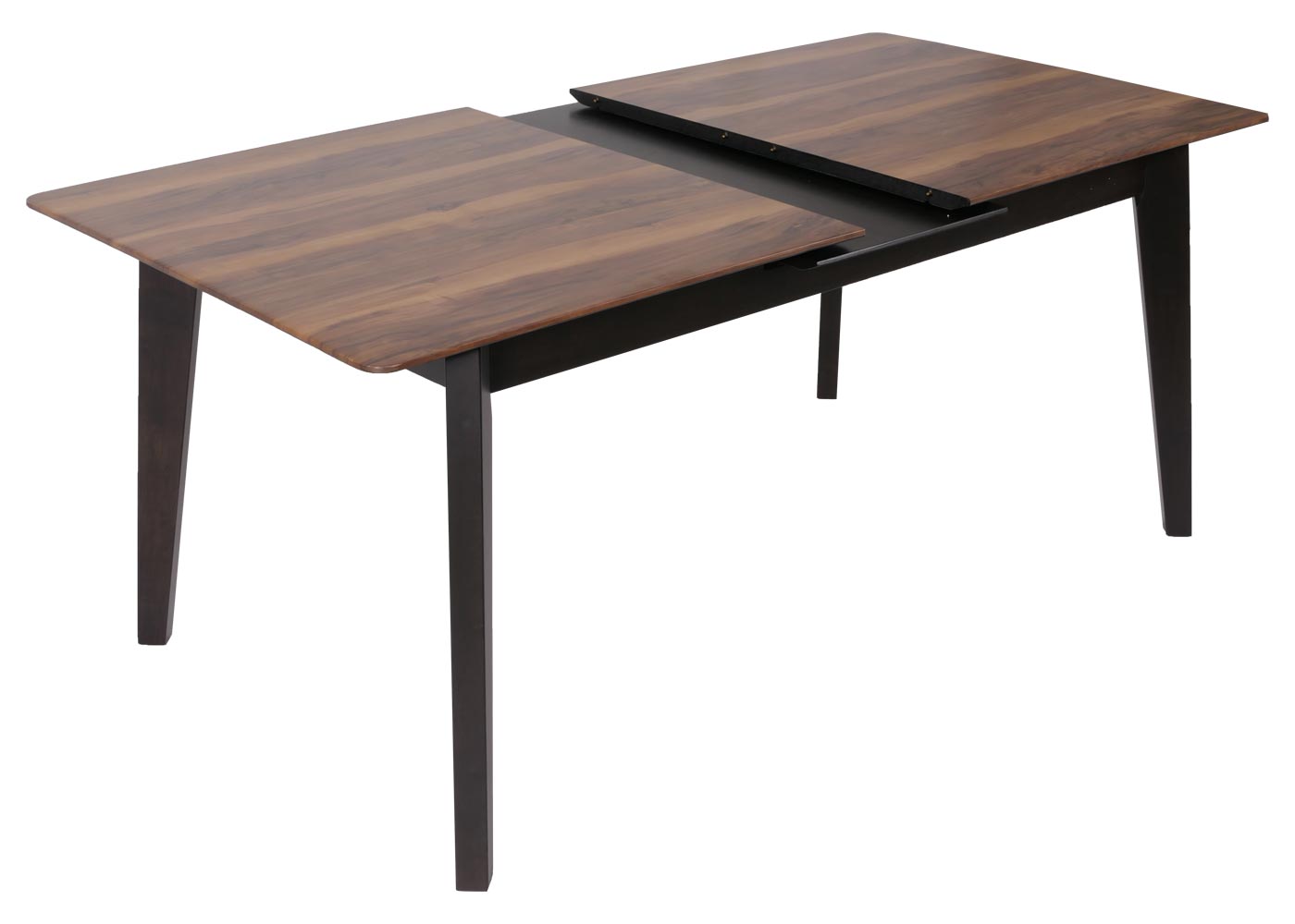 Cosmo Casa - Eettafel - Massief Hout - Laminaat - Melamine - 160-200 x 90 cm - Uitschuifbaar - Sheesham Houtlook - Donkere Poten