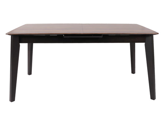 Cosmo Casa - Eettafel - Massief Hout - Laminaat - Melamine - 160-200 x 90 cm - Uitschuifbaar - Sheesham Houtlook - Donkere Poten