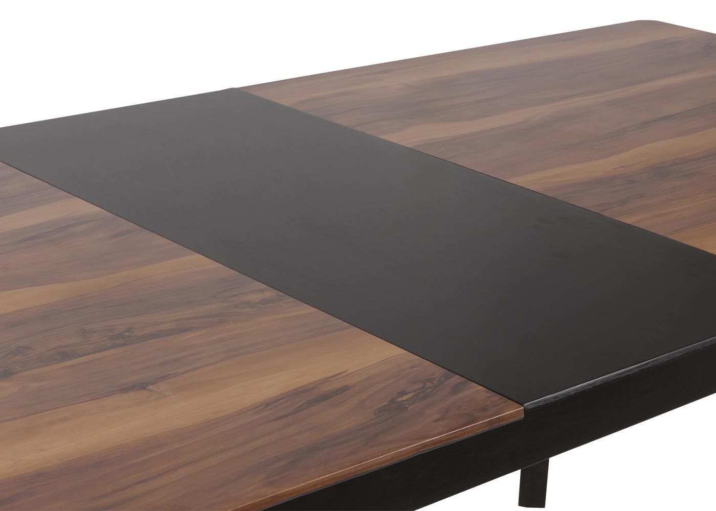 Cosmo Casa - Eettafel - Massief Hout - Laminaat - Melamine - 160-200 x 90 cm - Uitschuifbaar - Sheesham Houtlook - Donkere Poten
