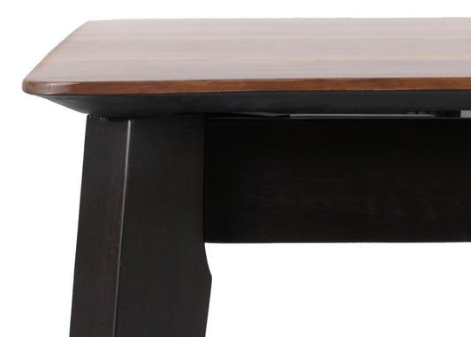 Cosmo Casa - Eettafel - Massief Hout - Laminaat - Melamine - 160-200 x 90 cm - Uitschuifbaar - Sheesham Houtlook - Donkere Poten