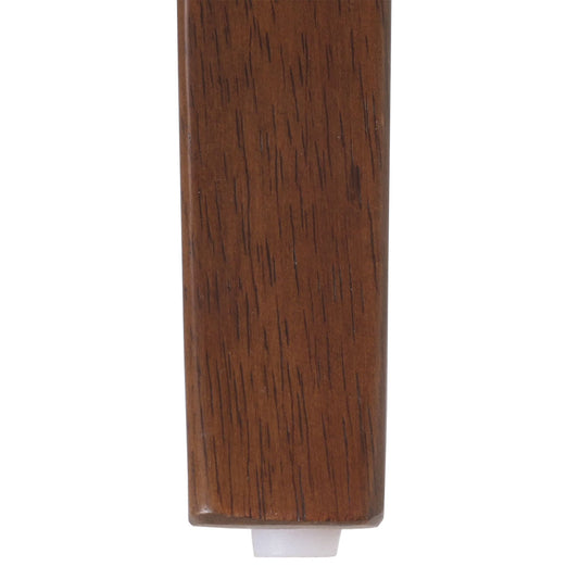 Cosmo Casa - Set van 2 Eetkamerstoelen - Keukenfauteuils met Donker Frame - Textielbekleding - Crème