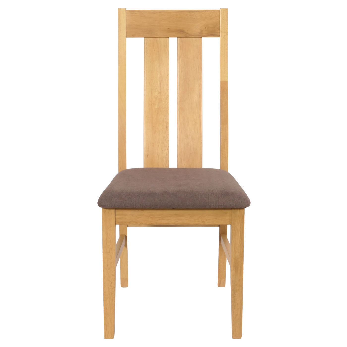 Cosmo Casa - Set van 2 Eetkamerstoelen - Keukenstoel - Fauteuil - Stoftextiel - Massief Hout - Licht Frame - Taupe