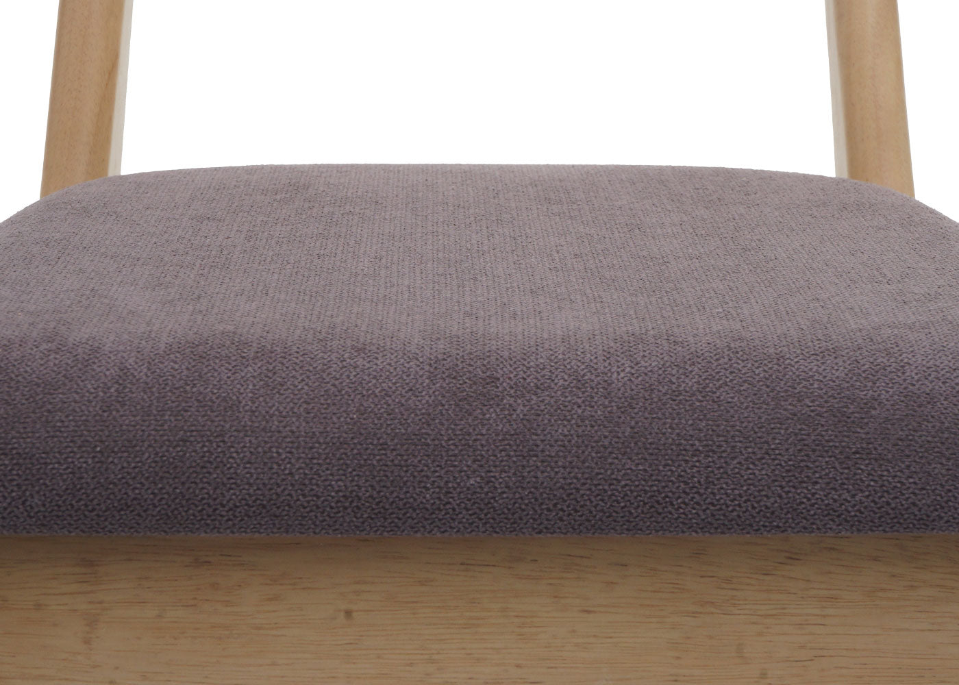 Cosmo Casa - Set van 2 Eetkamerstoelen - Keukenstoel - Gestoffeerd - Massief Hout - Licht Frame - Taupe