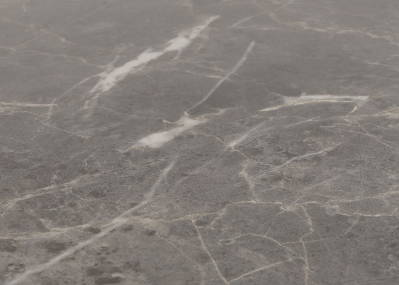 Cosmo Casa - Salontafel - Bijzettafel - Massief Hout HDF Laminaat - Marmerlook - Licht Frame - 80cm