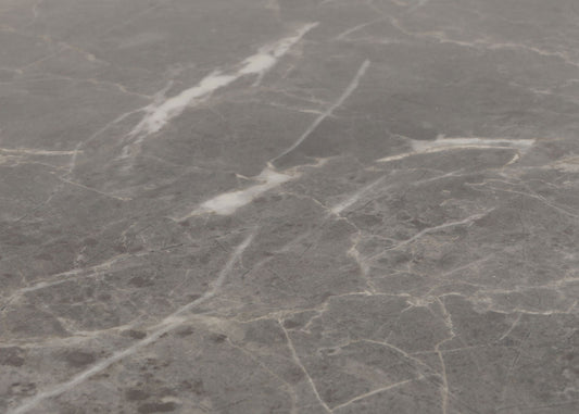 Cosmo Casa - Salontafel - Bijzettafel - Massief Hout HDF Laminaat - Marmerlook - Licht Frame - 80cm