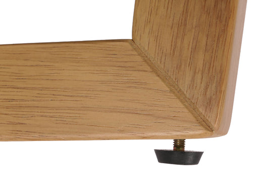 Cosmo Casa - Salontafel - Bijzettafel - Massief Hout HDF Laminaat - Marmerlook - Licht Frame - 80cm