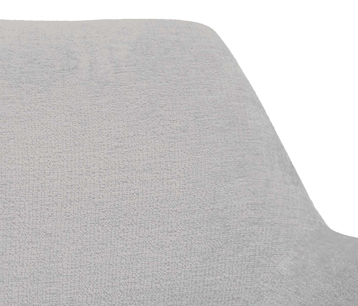 Cosmo Casa - Eetkamerstoel - Keukenstoel met Armleuning - Draaibaar met Automatische Positie - Metaaltextiel - Crèmewit