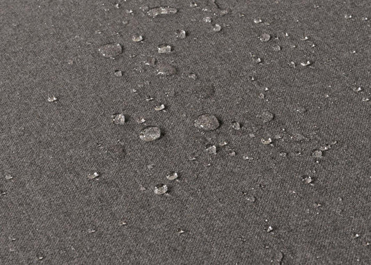 Cosmo Casa - Aluminium Tuinset - Zitbank - Houtlook - Antraciet Frame - Donkergrijze Bekleding