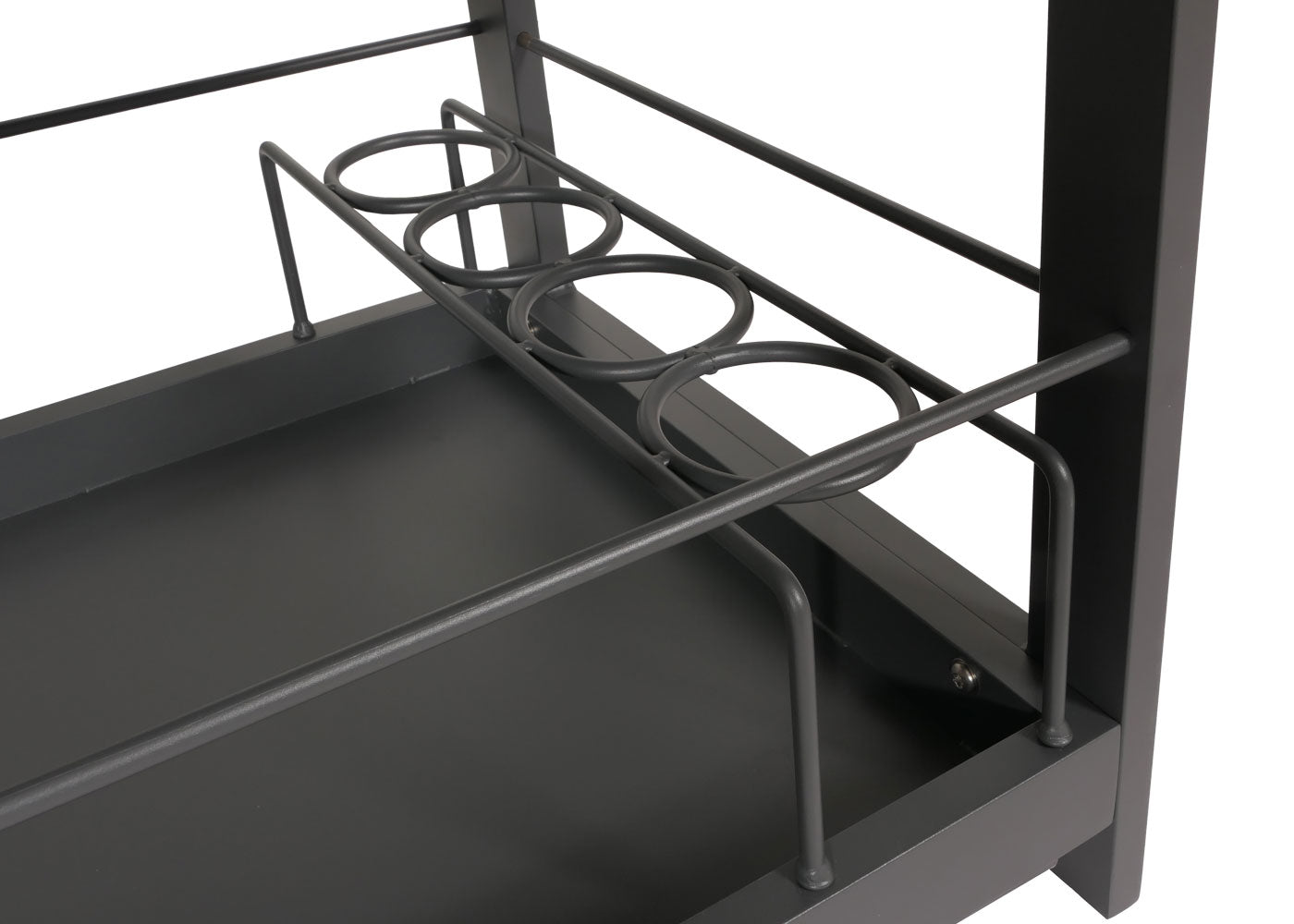 Cosmo Casa - Buitenkitchen - 3-delige Set - Aluminium - Antraciet - Lichte Houtlook