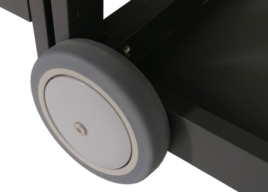 Cosmo Casa - Buitenkitchen - 3-delige Set - Aluminium - Antraciet - Donkere Houtlook