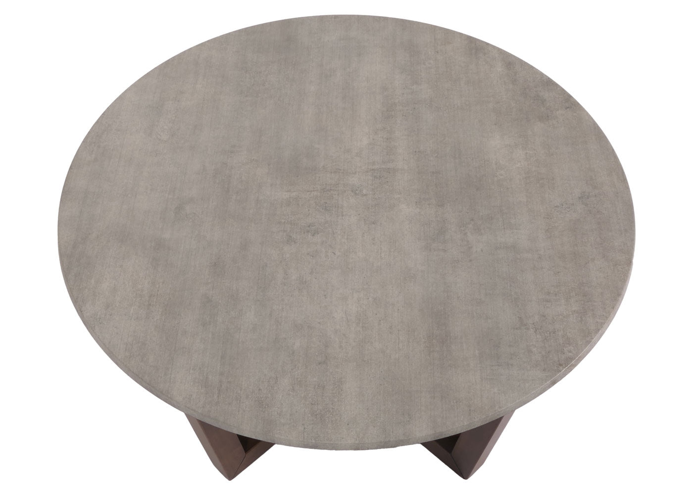 Cosmo Casa - Salontafel - Bijzettafel - Massief Hout HPL Laminaat - Betonlook - Donker Frame - 80cm