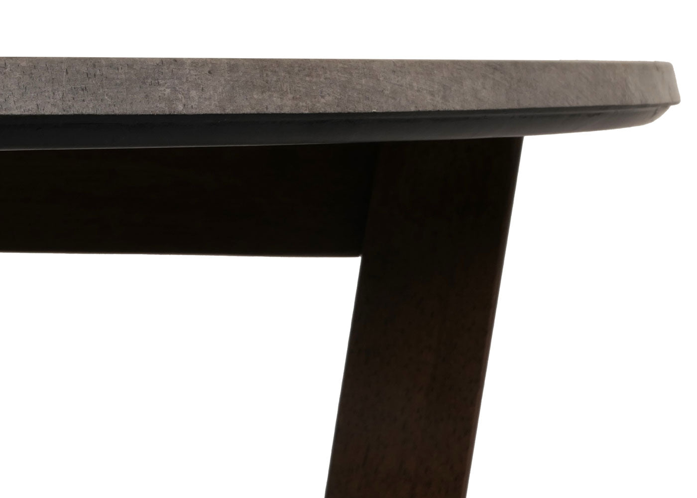 Cosmo Casa - Salontafel - Bijzettafel - Massief Hout HPL Laminaat - Betonlook - Donker Frame - 80cm