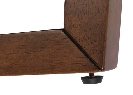 Cosmo Casa - Salontafel - Bijzettafel - Massief Hout HPL Laminaat - Betonlook - Donker Frame - 80cm