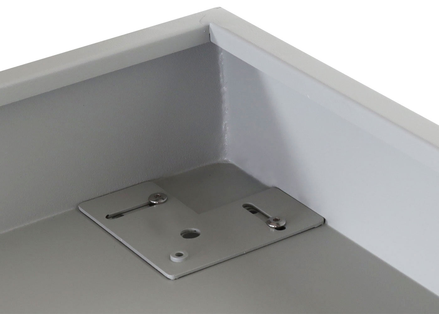 Cosmo Casa - Fietsenstalling voor 2 Fietsen - Afsluitbaar met Plantenbak - Gegalvaniseerd Staal - Lichtgrijs