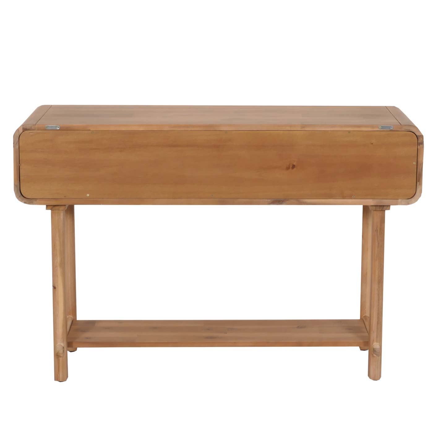 Cosmo Casa - Consoletafel - Telefoontafel - Bijzettafel - Opbergtafel - Lade - Massief Acaciahout - Gebeitst - 80x120x35cm - 22kg