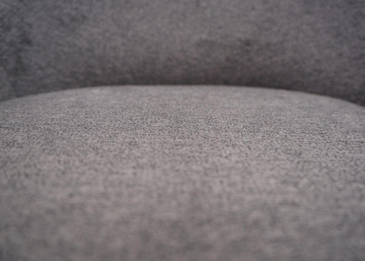 Cosmo Casa - Set van 2 Eetkamerstoelen - Keukenstoel - Draaibaar met Automatische Positionering - Textiel - Grijs