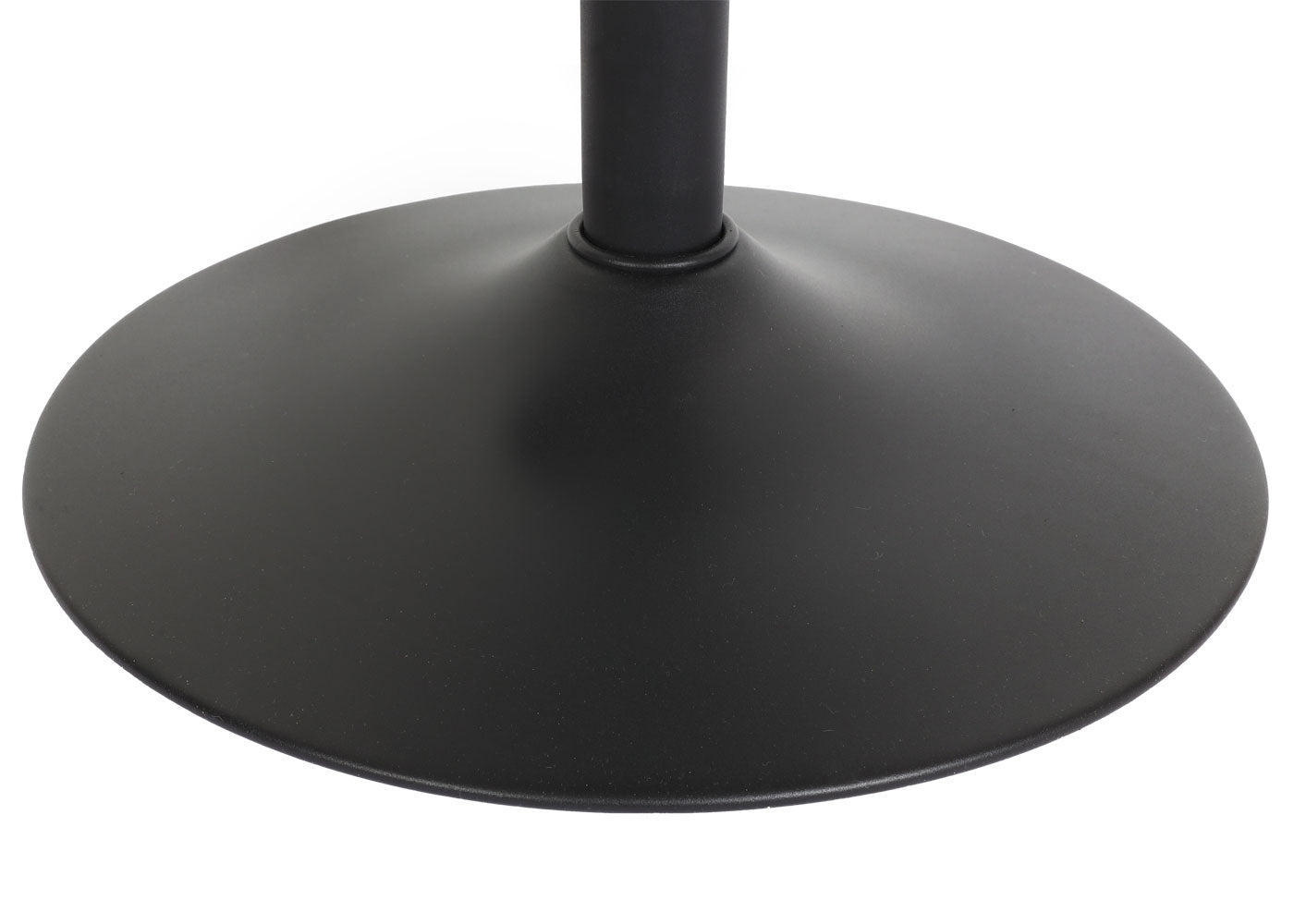 Cosmo Casa - Barkruk - Draaibaar met Armleuning en Voetsteun - Textiel IJzer FSC - Zwart met Donkerbruine Voet