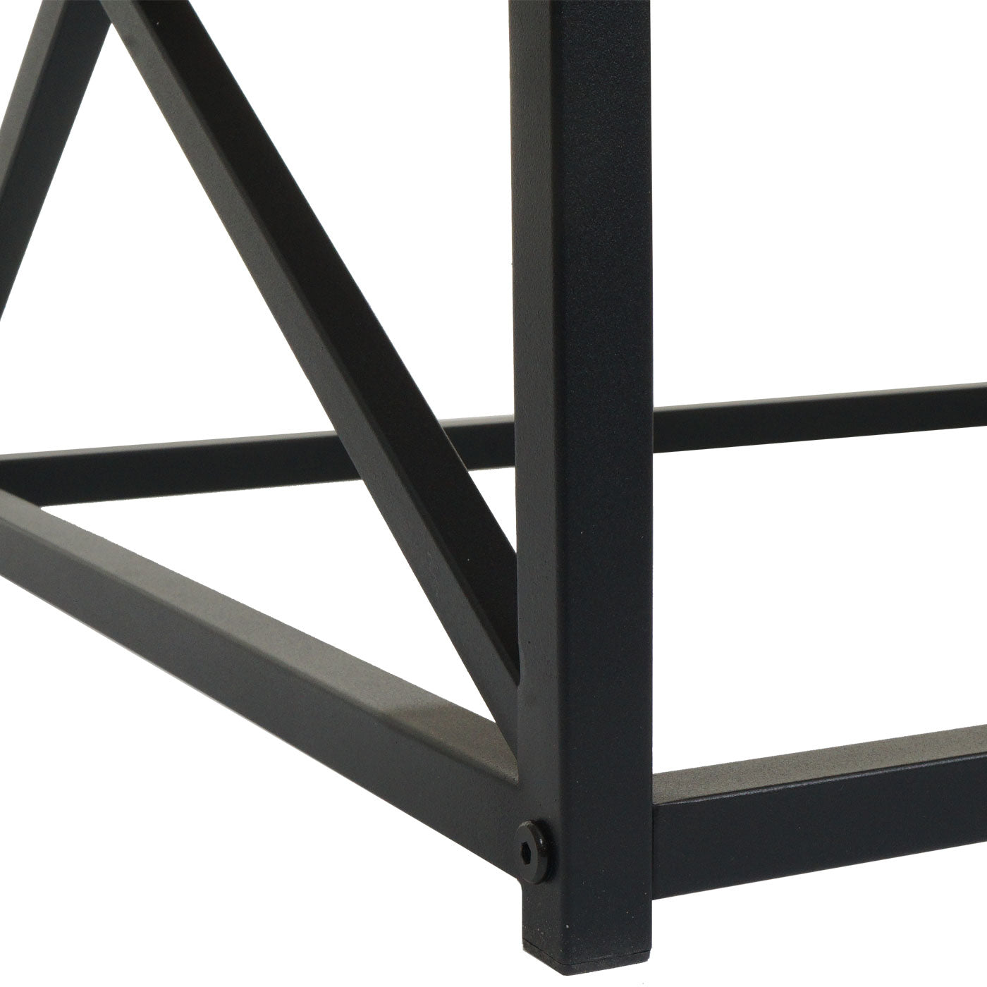 Cosmo Casa - Salontafel - Metalen 3D-structuur - Wild Eiken Look - 44x110x60cm