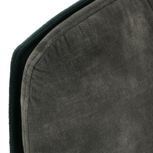 Cosmo Casa - Set van 2 Eetkamerstoelen - Keukenstoel - Fauteuil - Draaibaar Automatische Positie - Metaal - Stof - Groen