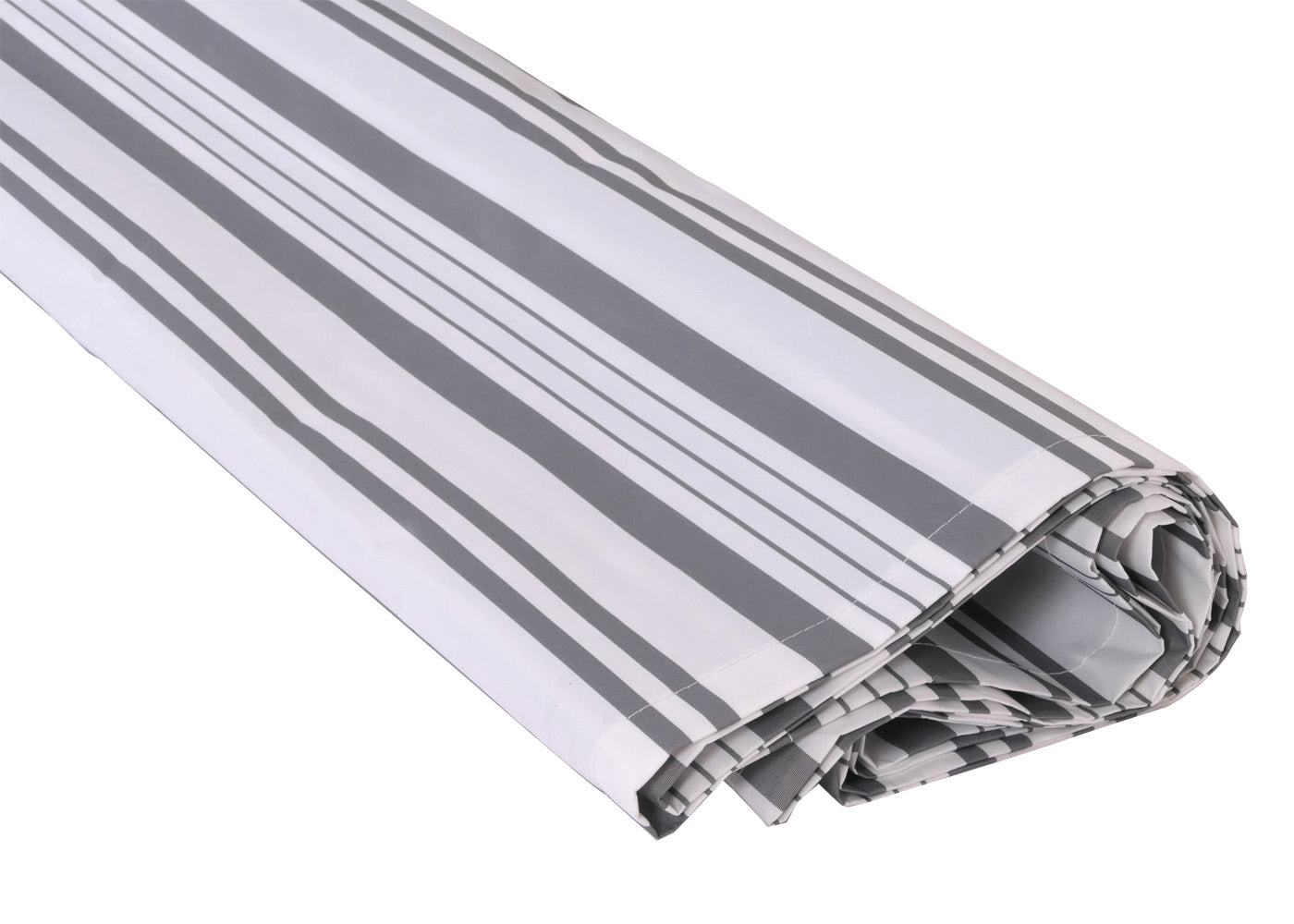 Cosmo Casa - Volant voor Elektrisch Cassettescherm - Uitschuifbare Volant 5x3m - Polyester - Grijs-Wit