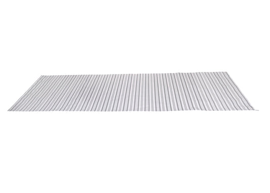 Cosmo Casa - Volant voor Elektrisch Cassettescherm - Uitschuifbare Volant 5x3m - Polyester - Grijs-Wit