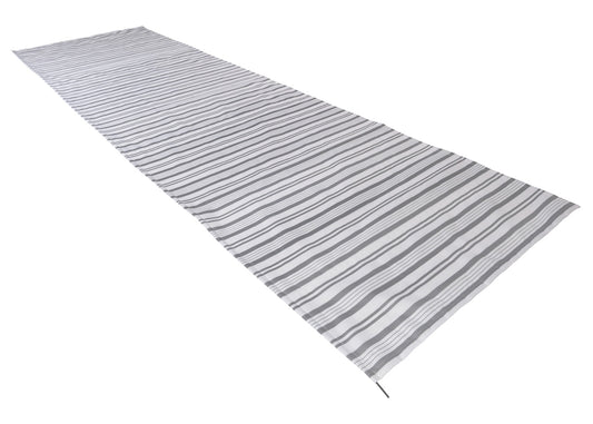 Cosmo Casa - Volant voor Elektrisch Cassettescherm - Uitschuifbare Volant 5x3m - Polyester - Grijs-Wit