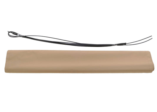 Cosmo Casa - Volant voor Elektrisch Cassettescherm - Uitschuifbare Volant 4x3m - Polyester - Zand