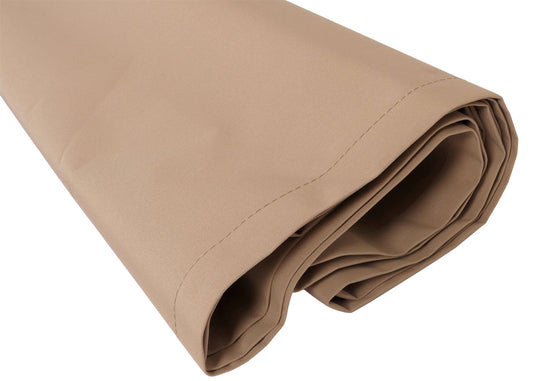 Cosmo Casa - Volant voor Elektrisch Cassettescherm - Uitschuifbare Volant 4x3m - Polyester - Zand